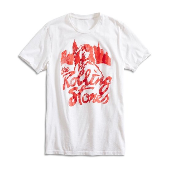 Lucky Brand Rolling Stones Mick Jagger Official T-Shirt L made USA NWT - Picture 1 of 4